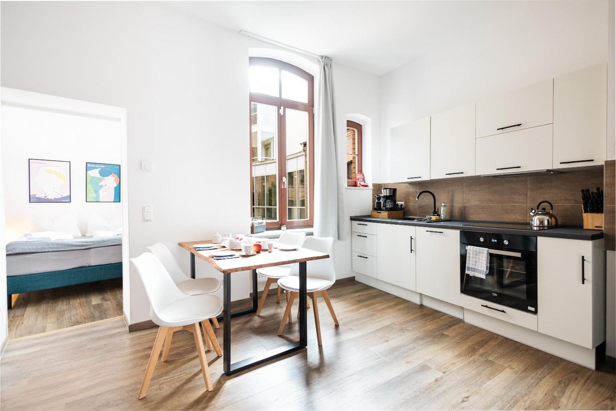 Apartments Am Neuen Theater - Altstadt - Zentral - Kueche - Wifi - Powered By Ko-Living Halle  Dış mekan fotoğraf